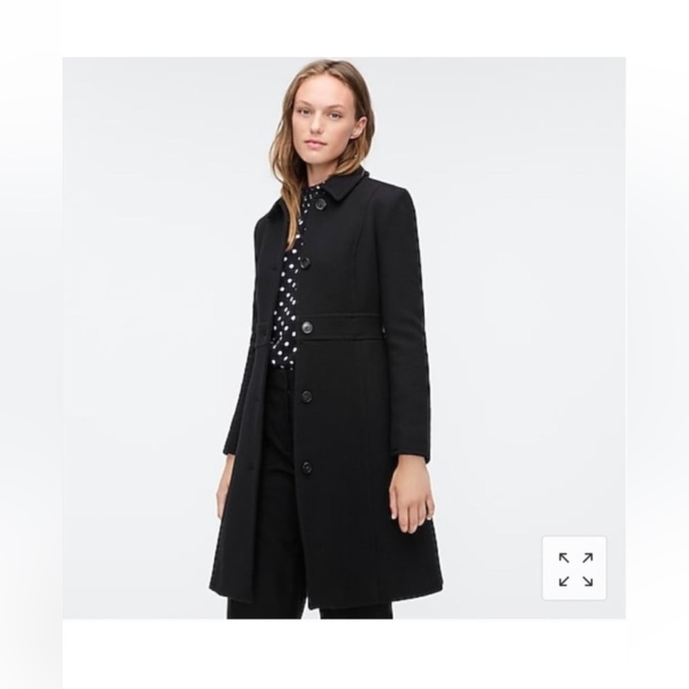 J. Crew Classic Lady Day Coat in Italian Double-Cloth Wool Thinsulate | Size 2
